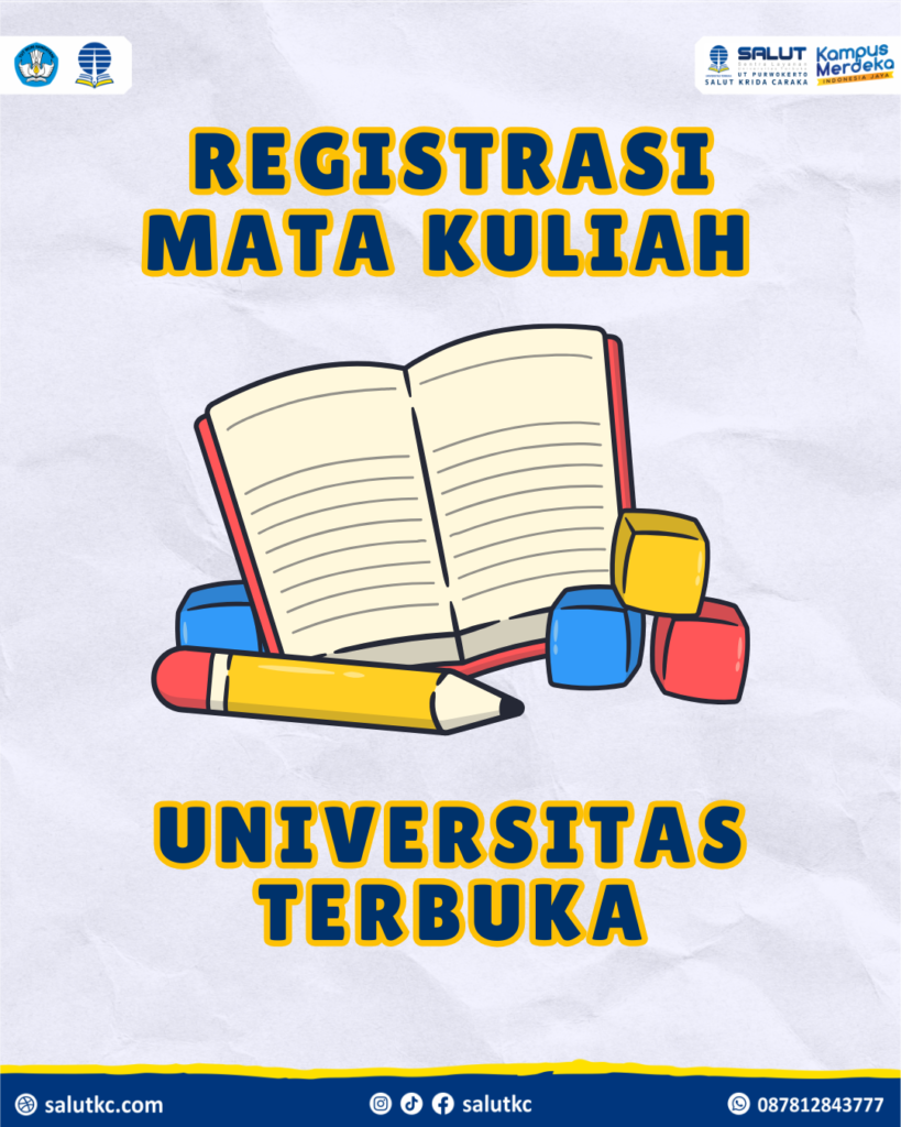 Registrasi Mata Kuliah 26.2 Universitas Terbuka