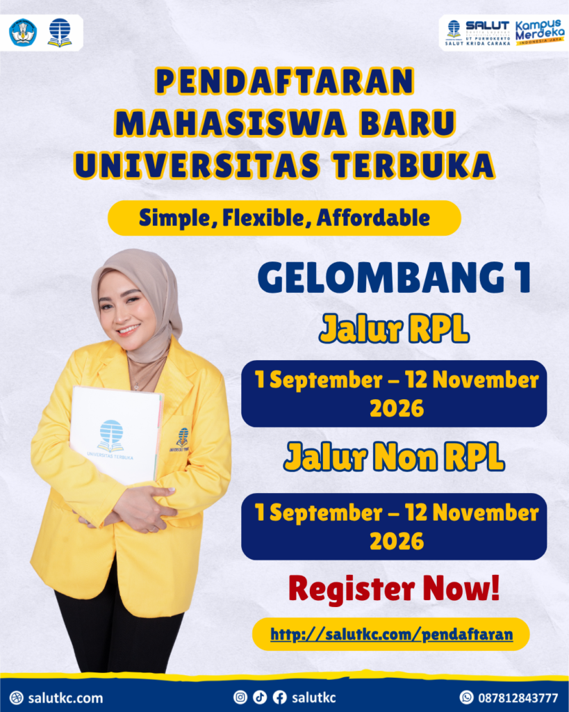 Penerimaan Mahasiswa Baru Universitas Terbuka